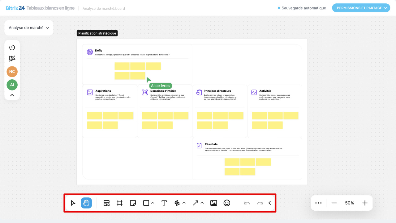 Tableaux blancs en ligne Bitrix24 Tableaux blancs en ligne Bitrix24