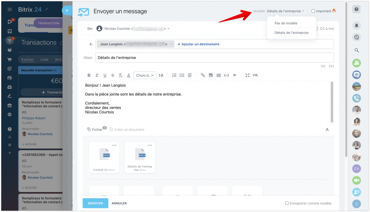 Comment Utiliser Un E Mail Dans Le Crm Envoyer Et Recevoir Des E Mails Directement Dans Le