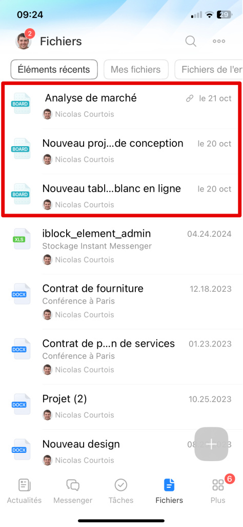Tableaux blancs en ligne Bitrix24 Tableaux blancs en ligne Bitrix24