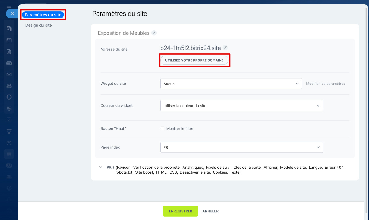 Questions fréquentes sur les sites Web Bitrix24 Questions fréquentes sur les sites Web Bitrix24