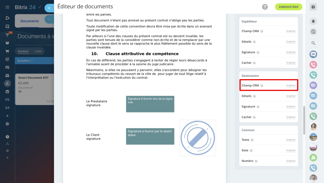 Comment créer et envoyer un document électronique pour signature
